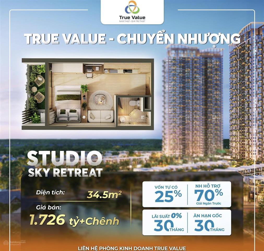 Quỹ hàng studio 1pn đa dạng các tầng toà s1, s2. vốn tự có 463tr, nh hỗ trợ 70%, miễn gốc lãi 30th