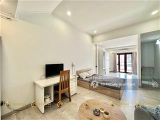 Cho thuê căn hộ q3, 1pn ~95m2, ban công lớn, máy giặt riêng, oto tận nhà, cv lê văn tám, hồ con rùa