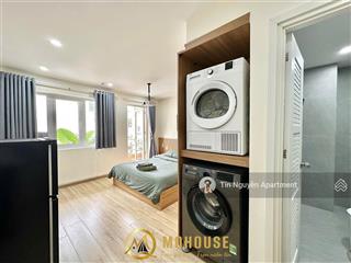 Căn hộ ngay cầu bason, lê duẩn, giặt sấy riêng, ban công lớn, dt 45m2, gần đại học nhân văn