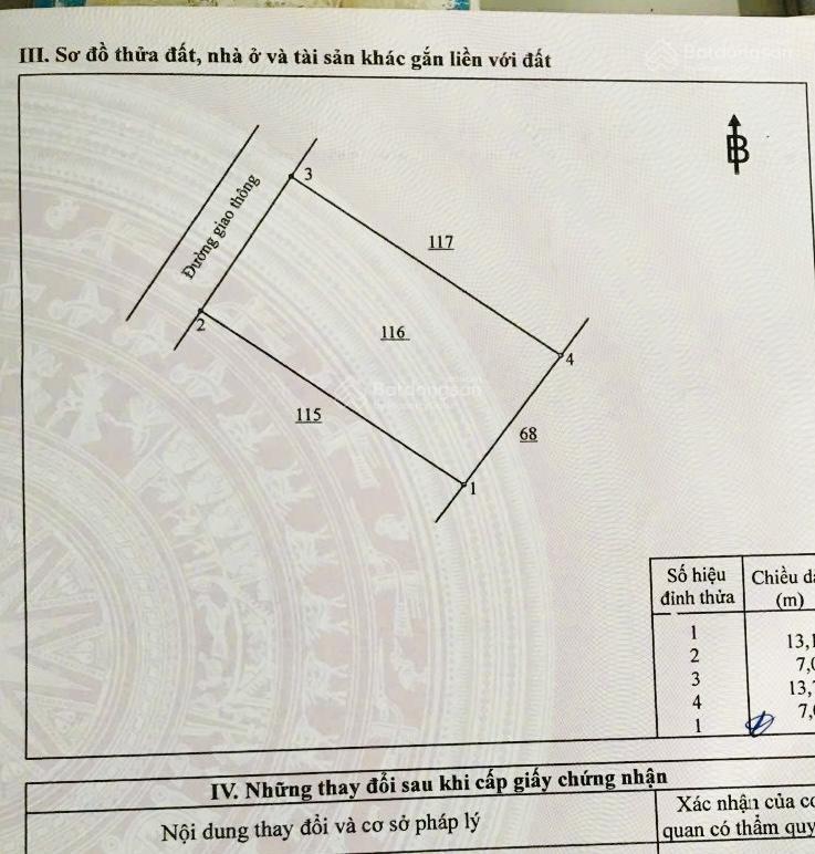 Bán lô đất ngang 7 mét full thổ cư xã bình hòa chỉ 1 tỷ 500tr