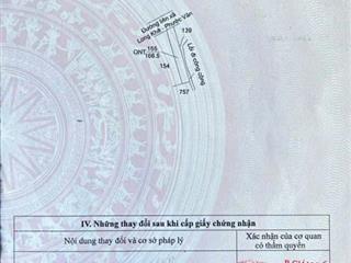 Bán 166,5m2 Đất Thổ Cư Chính Chủ Mặt Tiền Đường Nhựa Liên Xã Long Khê - Phước Vân, Cần