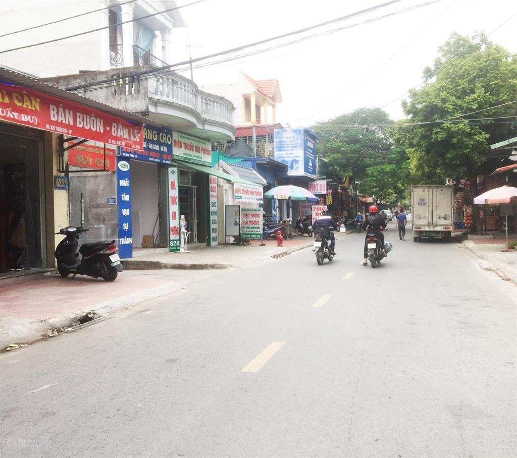 Bán nhà mặt đường thiên lôi chợ đôn.lô góc vị trí đẹp