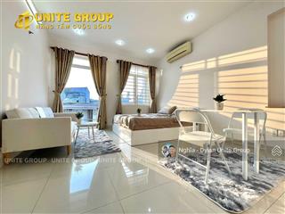 Cho thuê phòng ban công sáng sủa full nội thất tiện nghi ngay hàng xanh đường d5 quận bình thạnh