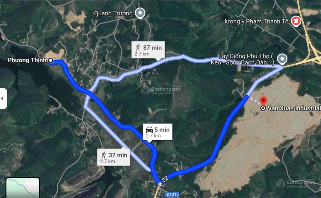 Bán lô đất 4ha tại vạn xuân, tam nông, phú thọ, giá 16.4 tỷ