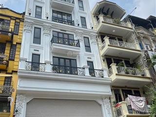 Bán nhà ngõ 106 phố hoàng quốc việt  55m2 x 6t  mt 4,5m  thang máy  ôtô tránh