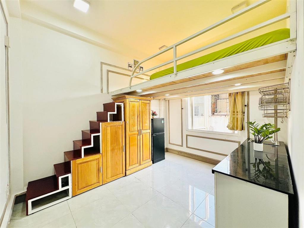 Phòng gác lửng full nội thất 30m2 3p aeon tân phú  ở liền