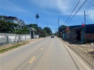 Lô góc 246m trục chính đường nhựa phú mãn quốc oai sát quốc lộ 21 giá chưa tới 30tr/m.