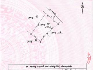 Ngân hàng phát mãi, bán đấu giá 314m2 đất ở, tại xã văn nho bá thước