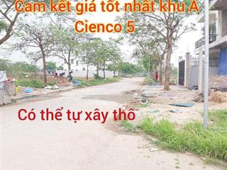 Cần bán liền kề khu A, đã có sổ đỏ, dt 100m2. Cam kết rẻ nhất khu A