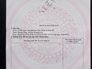 Bán đất tại đức thượng, hoài đức, hà nội, 126 tr/m2 47.3m2, chính chủ ,cạnh đường liên khu rộng 40m