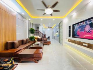 Bán nhà riêng giáp nhị  trương định gara oto nhà mới tinh, full nội thất 50m2 x 5t mt 4.5m