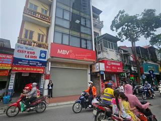 Bán nhà mặt phố quận hoàng mai oto 2 chiều vỉa hè kinh doanh sần uất, thang máy 85m2 x 6t