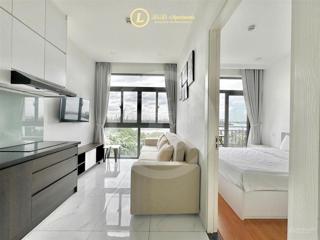 Trống sẵn căn hộ 1 phòng ngủ view sông  phố tây nhộn nhịp | xem phòng ngay