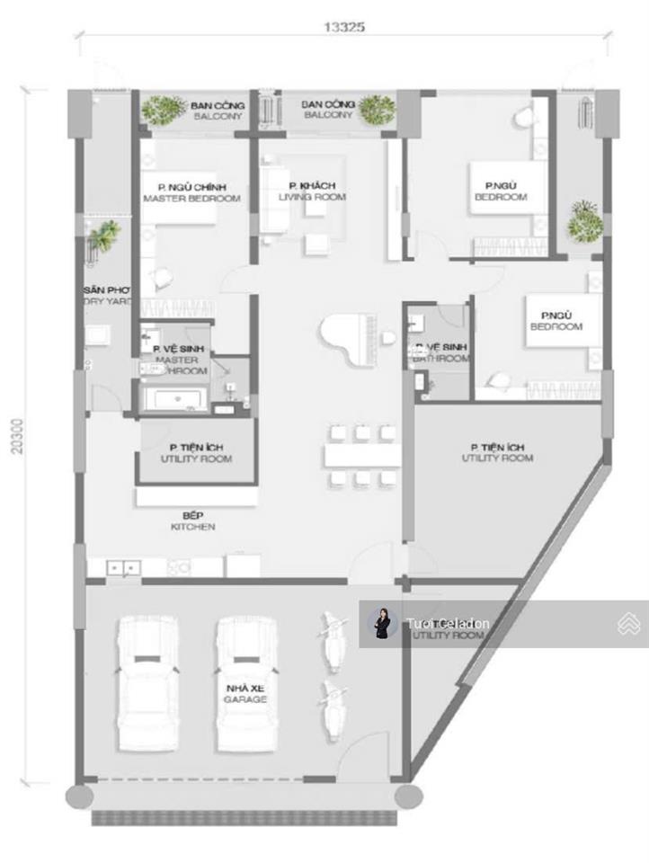 Diamond alnata nt dính tường giá 5,95 tỷ tầng đẹp / cực thoáng