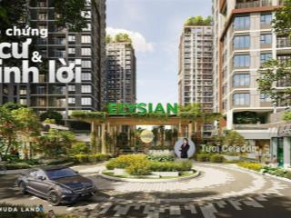 Elysian view hồ bơi  dt 80m2 giá 4tỷ718 (all in), ký hđmb 5%, 65% nhận nhà