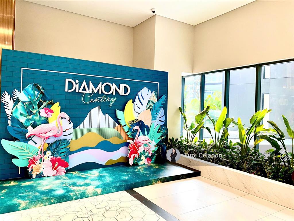 Diamond centery 2pn 96m2 có thể làm 3pn  giá 7ty8(102%) kèm carpark