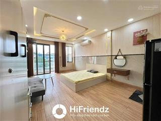 Quận 2  cho thuê căn ban công full nt đẹp  tầng cao, view thoáng