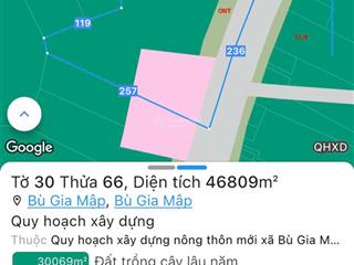 Bán đất bù gia mập mặt tiền dt742
