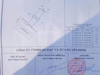 Hòa phú củ chi. hcm. đất shr. mặt tiền sông lu2. thuộc. âp5. xã hòa phú dt. 5x21m =108 nở hậu.