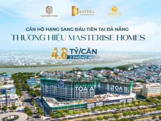 Giá gốc cđt căn 3 phòng ngủ masteri  full nội thất  chỉ 5,9 tỷ  sổ đỏ lâu dài quận hải châu