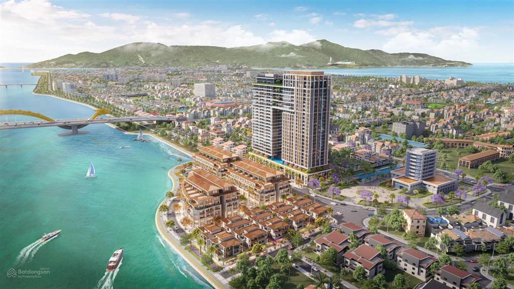 Duy nhất 12 căn villa sông hàn  cách cầu rồng chỉ 200m  sổ đỏ lâu dài sun group  chiết khấu 19%