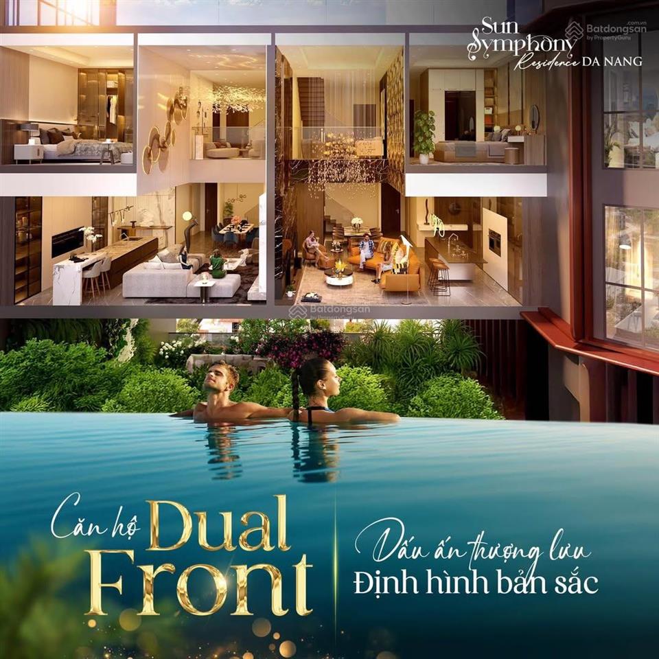 Duy nhất 1 căn duplex view trực diện sông hàn sun symphony đà nẵng  đẳng cấp sống thượng lưu