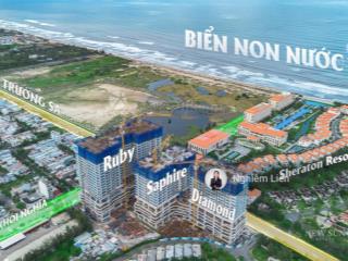 Căn hộ biển đà nẵng  2pn brg newtown diamond chỉ 4.6 tỷ/ căn  sở hữu lâu dài  ck 12%