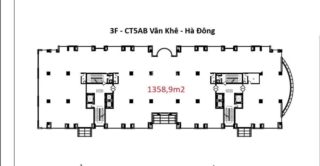 Chính chủ chuyển nhượng sàn thương mại tầng 3 chung cư ct5ab văn khê, hà đông