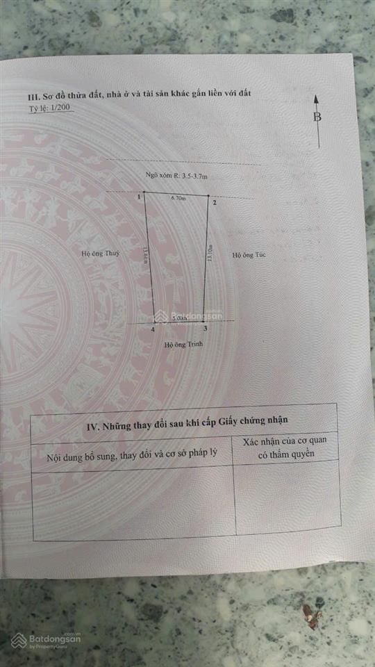 Bán lô đất gần trung tâm  cách trục đường máng nước 50m, diện tích 66.3m2, giá cực kì đẹp