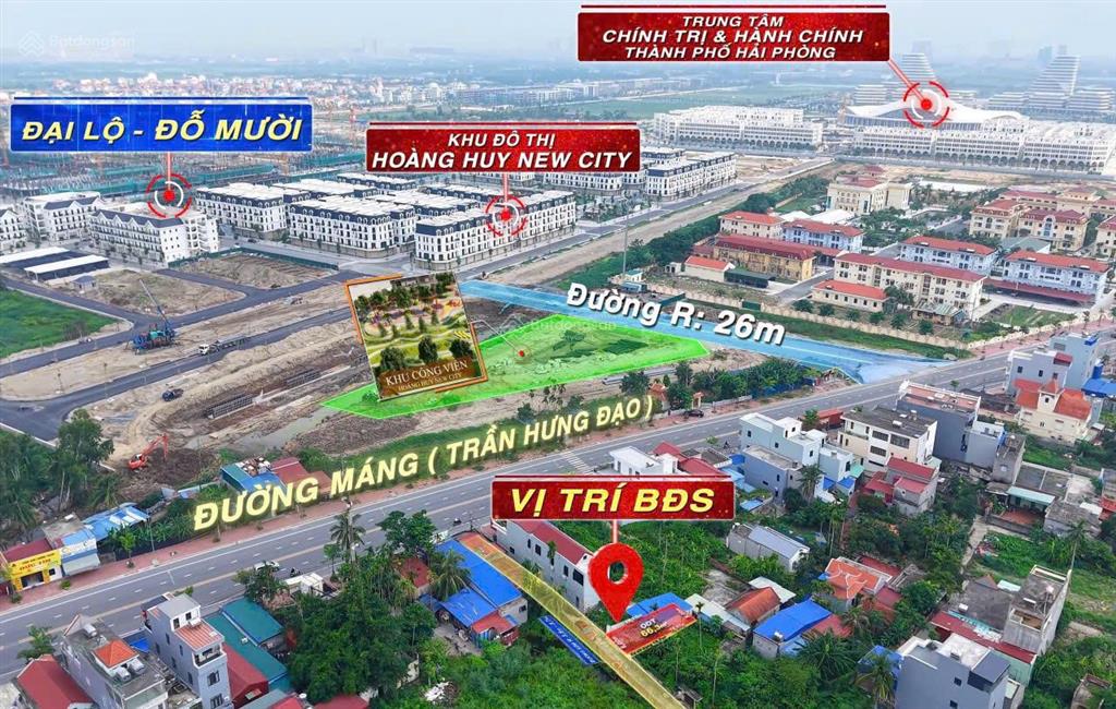Bán lô đất gần trung tâm  cách trục đường máng nước 50m, diện tích 66.3m2, giá cực kì đẹp