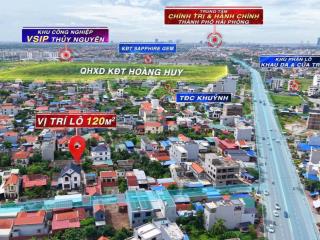 Bán lô đất tại thủy đường, thủy nguyên. diện tích 120m² ngang 6m. giá siêu hời