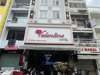 Bán khách sạn dòng tiền 300triệu/tháng đường bùi viện, quận 1. 7mx20m hầm 7 tầng. giá 70tỷ