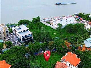 Giảm 20tỷ bán khuôn đất lớn mt nguyễn văn hưởng, thảo điền. 30x20m  xd hầm 6t  chỉ 279triệu/m2