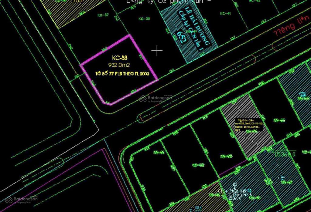 Bán lô đất góc 2mt đường liên phường lg 30m. cách global city 500m dt 930m (32x30m). qhxd hầm 6 lầu