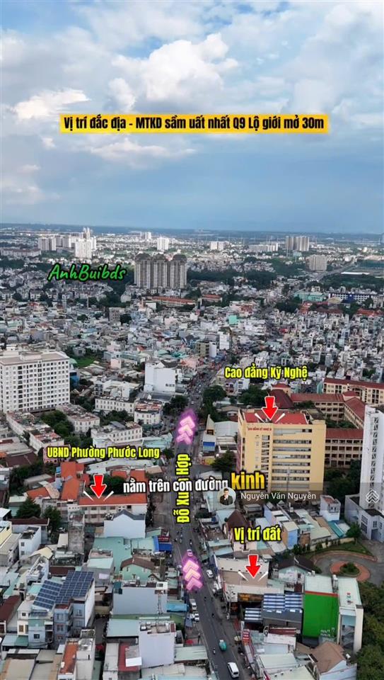 Không có đối thủ! mặt tiền hiếm đỗ xuân hợp 550m2  lg 30m  xây hầm & 6 lầu. trục thương mại