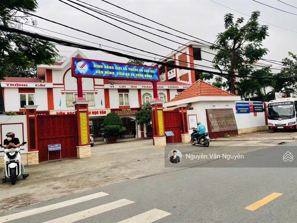 Đầu tư ! nhà 2 mặt tiền hồ bá phấn sát ga metro  211m2 (8,2*25m) sát tây hòa  xây hầm + 6 tầng