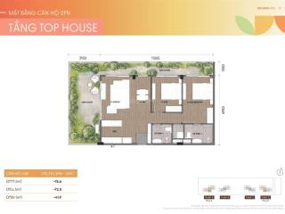 Chỉ dành cho giới tinh hoa waterpoint căn hộ tophouse tầm view 360, sân vườn lên tới 40m2 cực hiếm