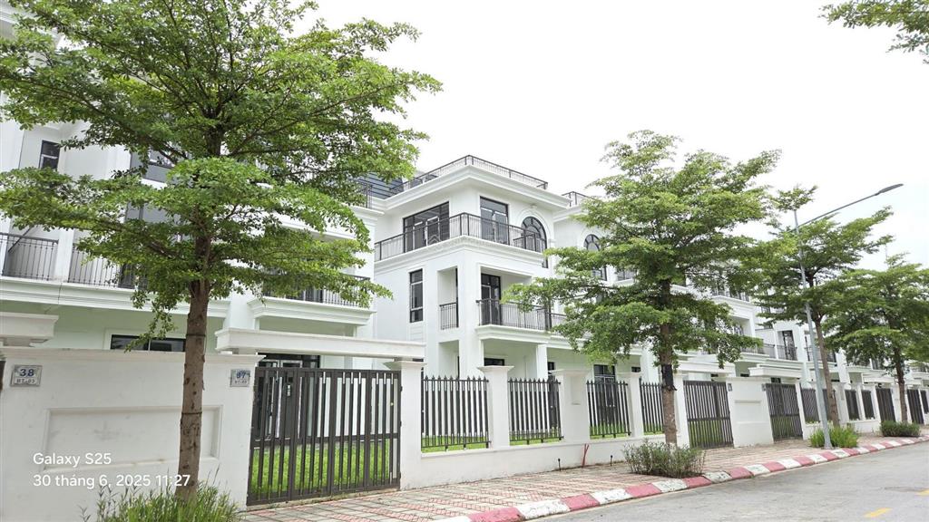 Biệt thự song lập hà nội 268m2, ngay cạnh chung cư, giá 19,5 tỷ. thanh toán giãn nhất hud mê linh