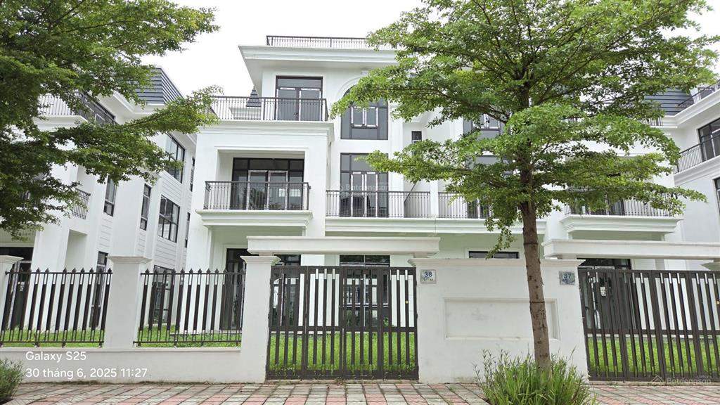 Biệt thự song lập hà nội 268m2, ngay cạnh chung cư, giá 19,5 tỷ. thanh toán giãn nhất hud mê linh