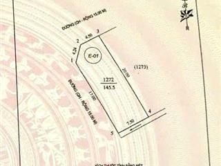 Bán lô góc đẹp nhất khu đấu giá mai lộc góc đường 15m