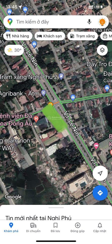 Bán đất mặt đường kinh doanh đại lộ lê nin kinh doanh mọi mặt hàng sổ đỏ 100%