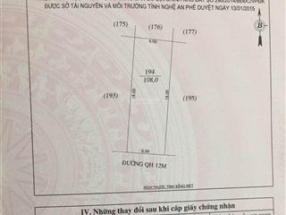 Bán đất quán bàu hạ tầng đẹp gần phan bội châu, gần trung tâm thương mại arita home