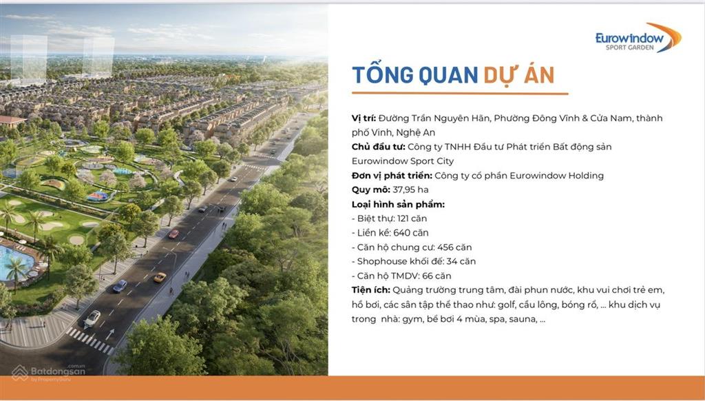 Chính thức nhận booking biệt thự, liền kề dự án eurowindow đông vĩnh