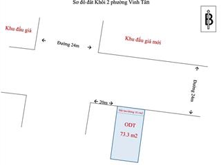 Bán đất mặt đường 24m vinh tân