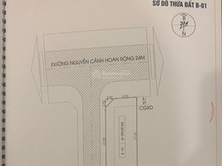 Bán lô góc mặt đường nguyễn cảnh hoan 24m hướng bắc kinh doanh quá tốt