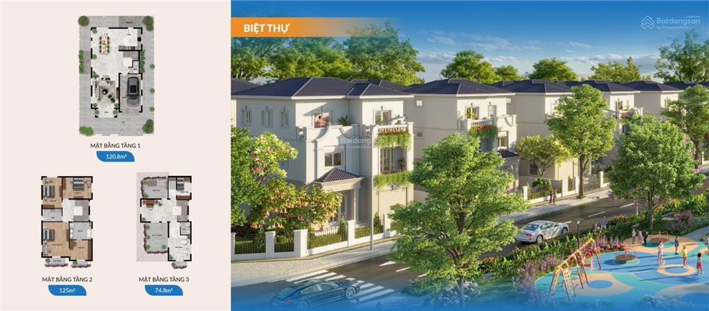 Eurowindow sport garden căn liền kề 102m2, gần công viên vị trí đẹp