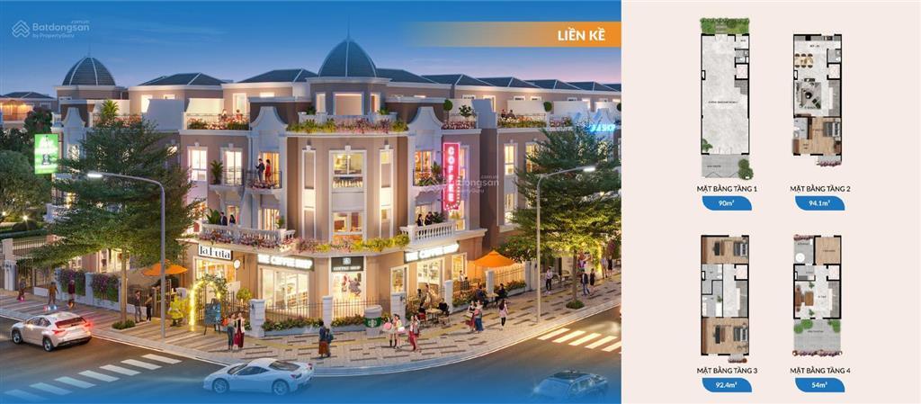 Eurowindow sport garden căn liền kề 102m2, gần công viên vị trí đẹp