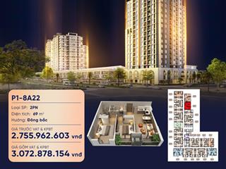 Chỉ 1 căn duy nhất ai nhanh tay sẽ sở hữu! căn hộ 2pn view đông bắc | vinh heritage