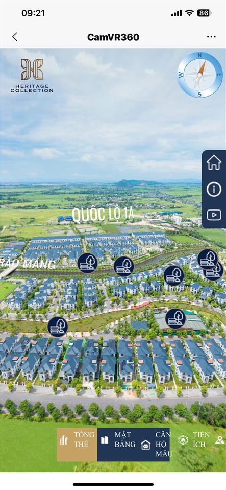 Căn hộ 2pn view đông bắc | vinh heritage