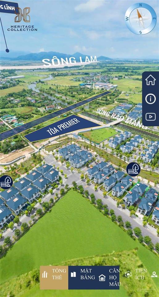 Căn hộ 2pn view đông bắc | vinh heritage